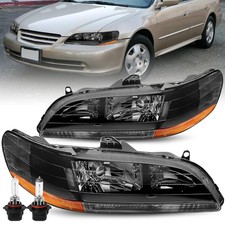 Headlight Assembly Set For 1998-2002 Honda Accord 2-door4-door