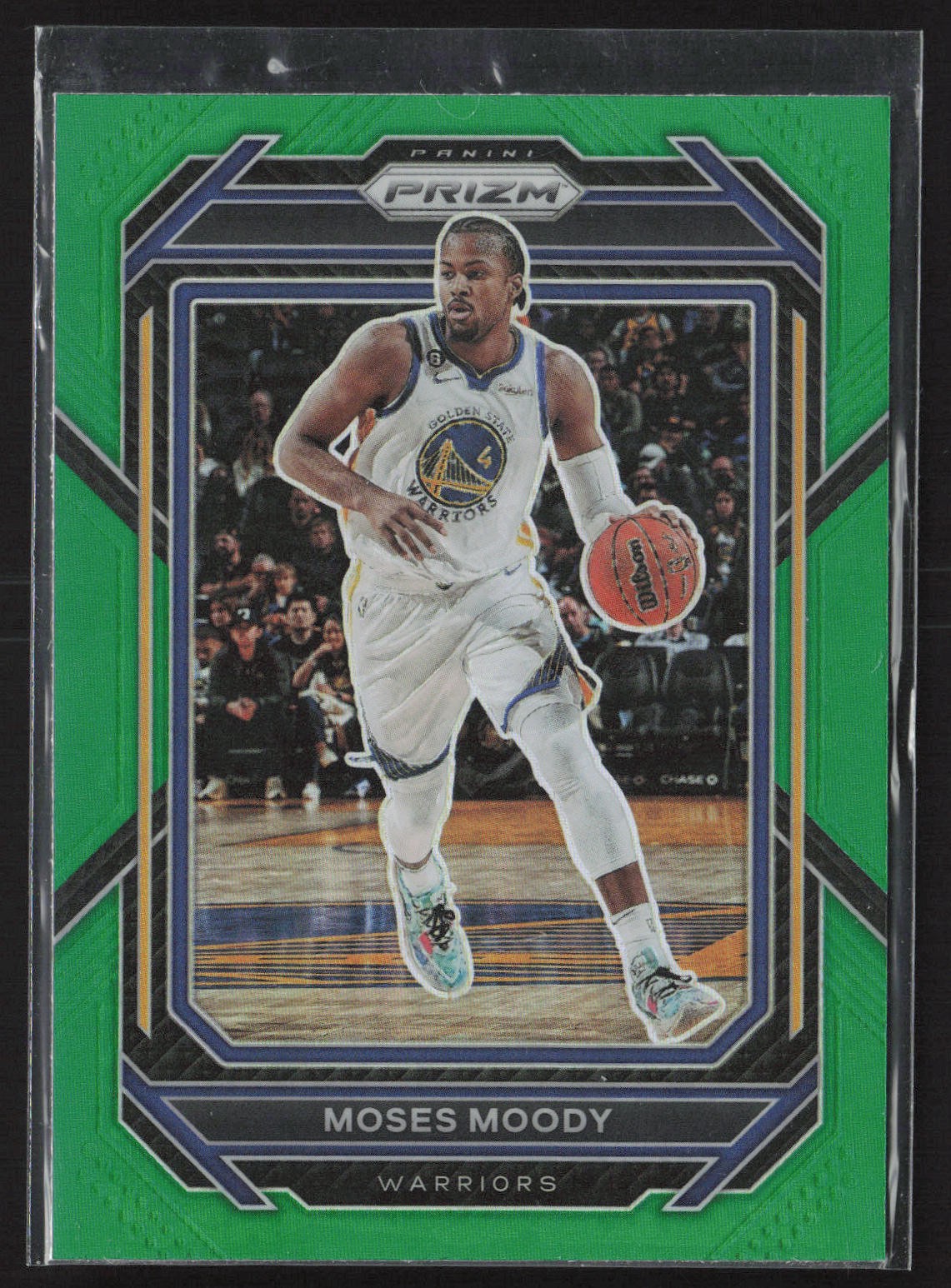 2022-23 Panini Prizm #103 Moses Moody Prizms Green