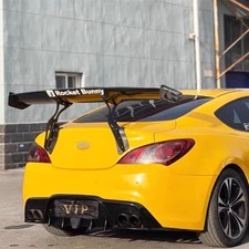Real Carbon Rear Spoiler Combat Wings For Hyundai Genesis Coupe 2009-2016 Gloss