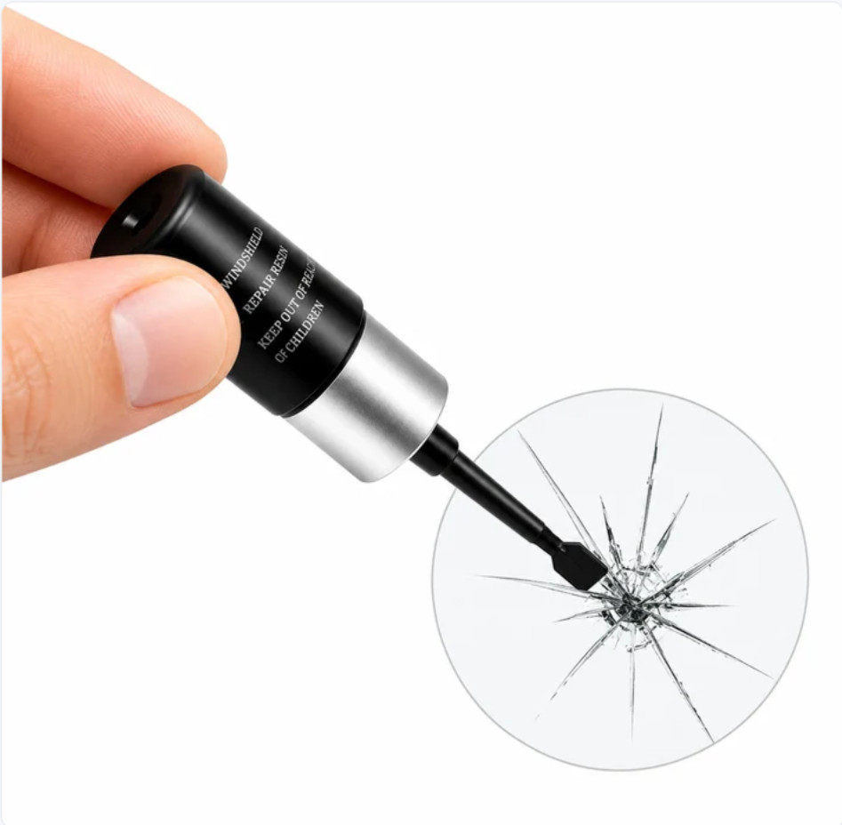 Windshield Repair Kit Cracked Glass Repair Kit to Fix Auto Glass