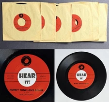 HEAR Obscure RAW Hillbilly Honky Tonk 45 GORDON POWELL Blues HARVEST stock copy