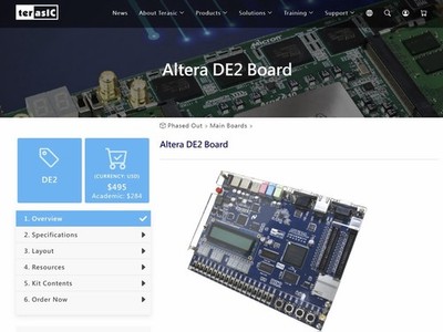 Altera DE2 Cyclone II 2C35 FPGA Dev/Edu Board