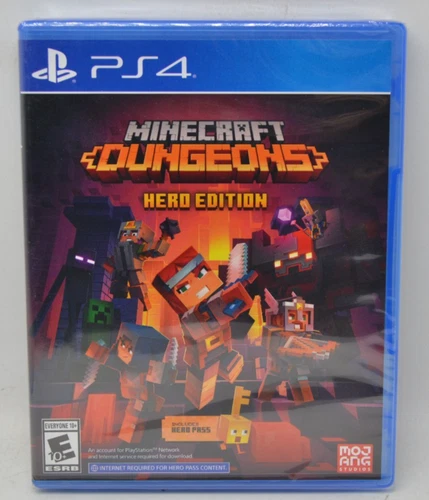 Minecraft Dungeons - Hero Edition - Sony PlayStation 4 - STILL SEALED!