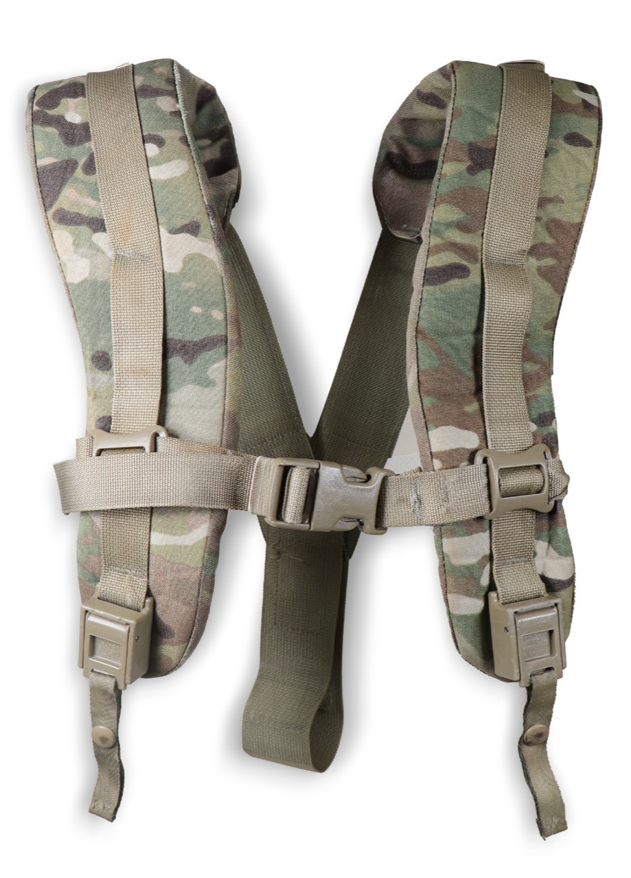 DAMAGED US Military Medium Rucksack Shoulder Straps Multicam Molle II ...