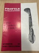 Profile Number 29 : The Junkers ju 88A by M.C Windrow (1967, Paperback)