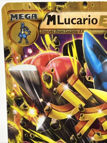 M Lucario EX (Secret) 113/111 XY-Furious Fists Holo - Picture 5 of 16