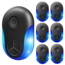 2025 Upgraded Version Ultrasonic Repeller 6 Pack, Indoor Ultrasonic and Repel...