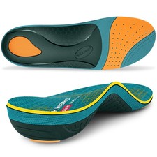 WalkHero Work Orthotic Inserts,220 lbs Plantar Fasciitis Insoles for Men Wome...