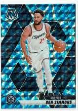 2024-25 Panini Mosaic Basketball - Ben Simmons #30 Reactive Blue