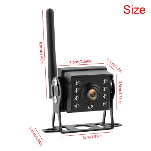 720P Wireless Car Truck WiFi RV Trailer Rear View Backup Camera For iOS Android - Picture 15 of 16
