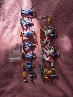 Timpo Toys Northerners Cavalry and Infantry Loose Played With
