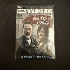 2018 Topps THE WALKING DEAD The Hunters and the Hunted Sealed Blaster Box 1 HIT