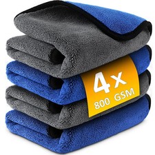Microfiber Car Wash Towel 500GSM Soft Quick Dry Cleaning Cloth US