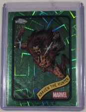 2025 Topps Chrome Marvel - Kraven The Hunter #18 Hulk Green Lazer Refractor /99