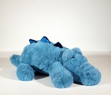 Pre-Owned Aurora Blue Snoozles Crocodile Alligator Floppy Stuffed Plush Toy
