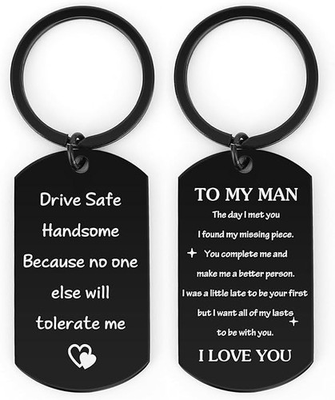 #ad #ad Cool Drive Safe Keychain for Boyfriend Gifts Him Husband Valentine Anniversary $8.49