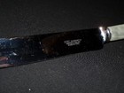 Vintage Kent Silversmith Shefield England Bread Knife 14.5" Mother of Pearl — photo 3