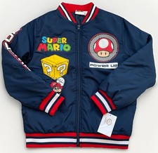 Nintendo Super Mario bomber jacket boys SMALL S 6/7