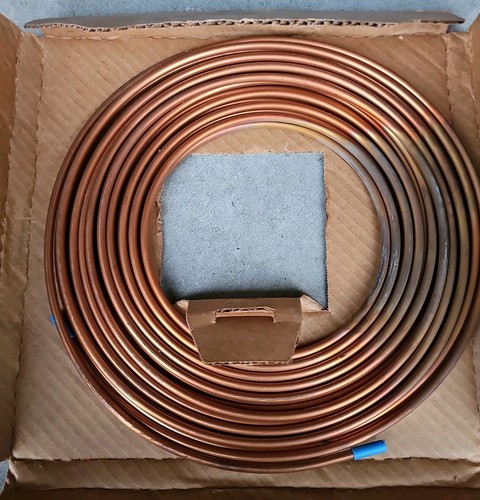 1/4" Inch x 50' Feet Soft Copper Tubing HVAC Refrigeration 1/4" OD Made In USA 