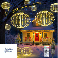 Led Lichterkette Weihnachtsbaum 30Cm Kugel 2 StüCk HäNgend Fern