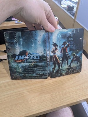 A1  Jump Force SteelBook Case Only Xbox One Game / PS4 Damaged Scratched