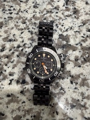Seiko SSC673P1 Prospex Black Edition Solar Chrono Limited Japan READ DESCRIPTION