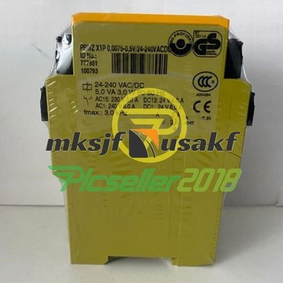 For Pilz PSWZ X1P 777951 Safety Relay 0,0075-0,5V/24-240VACDC US Free tax