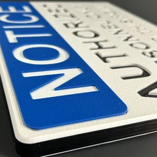 OSHA  Authorized Personnel Only Sign – 10x14 HDPE – Industrial Weatherproof