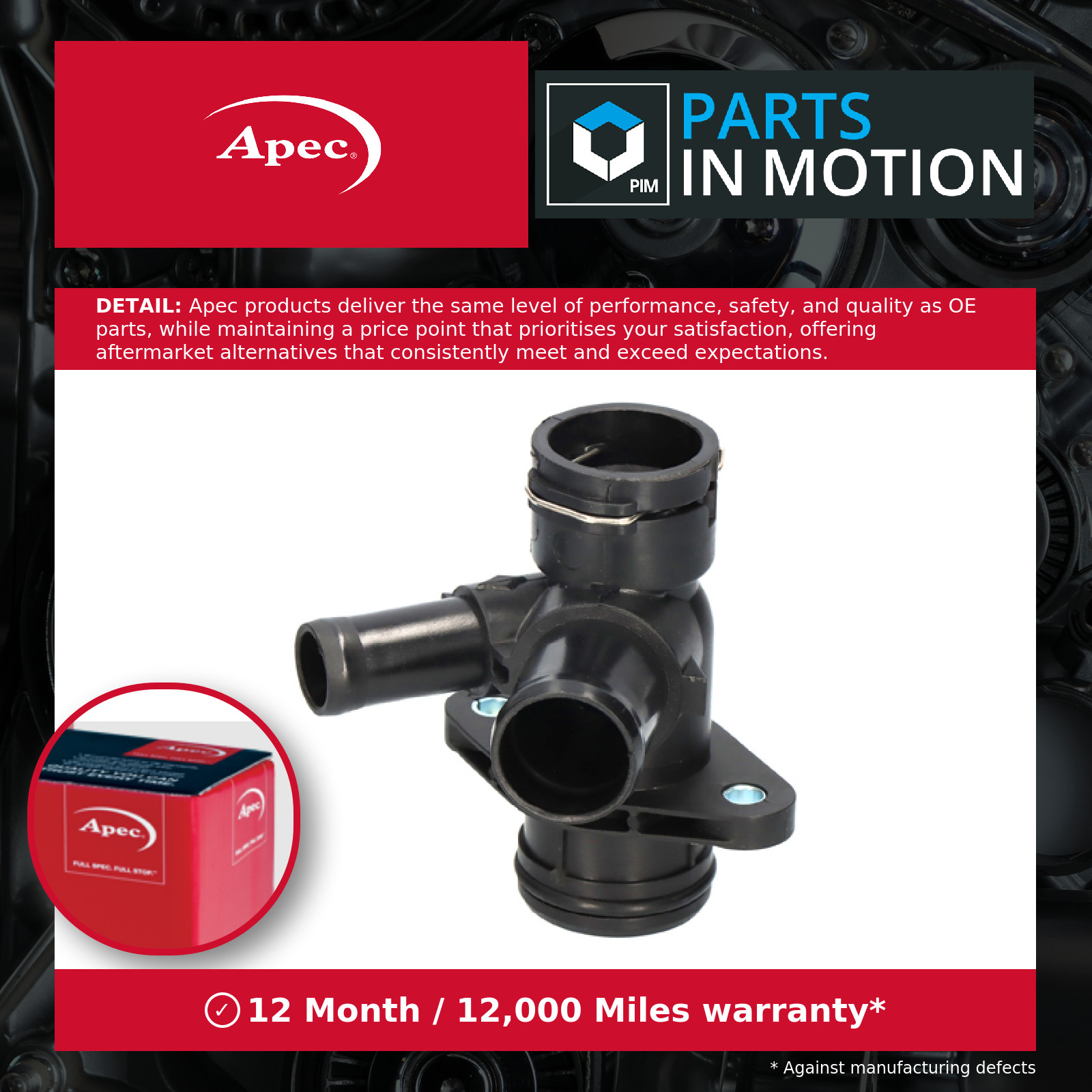 Coolant Flange / Pipe fits FORD GRAND C-MAX 1.0 12 to 19 Water 1766211 2118104 - Image 10