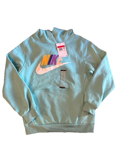 New Nike Sportswear Club Fleece Big Kids Pullover Hoodie L Boys/Girls NWT $50 - Picture 3 of 14