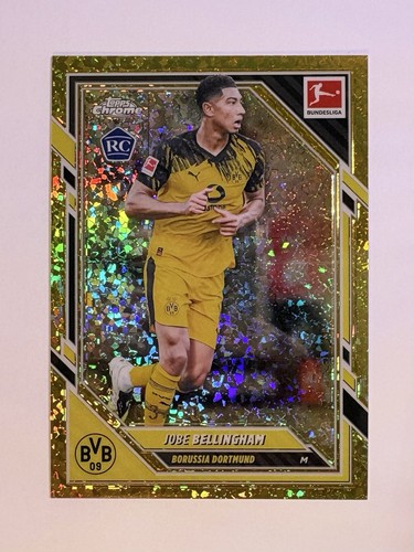 Topps Chrome Bundesliga Jobe Bellingham /50 #18 Gold Mini Diamond