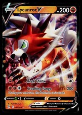 lycanroc v pokemon card value Lycanroc V SWSH199 Ultra Rare Holo Black Star Promo Pokemon TCG