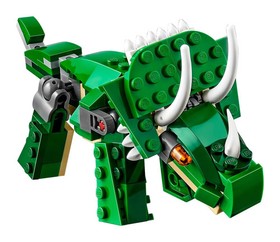 LEGO Creator 3-in-1 Mighty Dinosaur Toy 31058 &ndash; T. rex, Triceratops, Pterodactyl