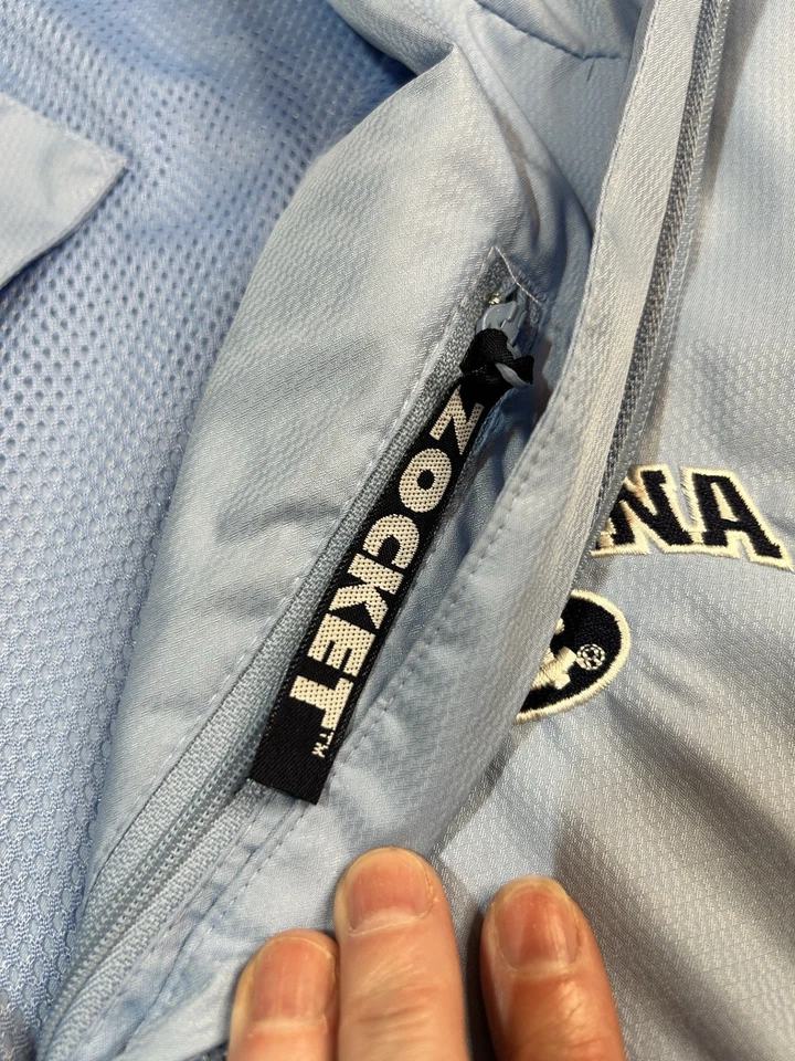 Vintage UNC Carolina Hooded Light Jacket Windbreaker Size XL Vantage Brand - Image 4 of 4