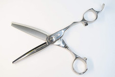 Mizutani Scissors SWORD THINNING 40 Reverse Blade 6.0" RH Thinning Shears Used
