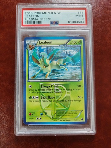 Leafeon graded PSA 9 for sale on eBay