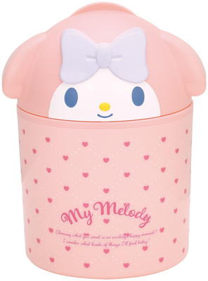 Skater Interior Box Storage Case Tabletop Trash Can My Melody