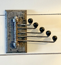 Vintage Distressed 5 Arm Swing Wall Mount Tow...