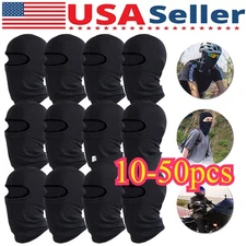 10-50Pcs Balaclava Face Mask Ski Mask Full Face Mask Windproof Men & Women LOT