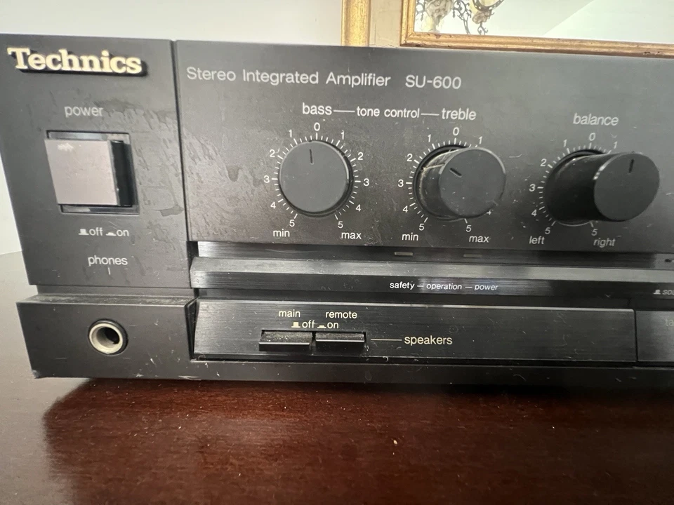 Amplificatore TECHNICS SU600 Vintage Hi-Fi + Coppia Altoparlanti Technic SB3630 - Immagine 2 di 4