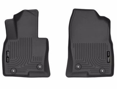 Husky WeatherBeater Front Floor Liners 2pc Fits 2016-2023 Mazda CX-9 Black