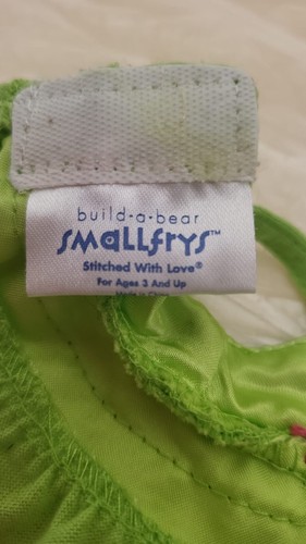 Build A Bear Smallfrys Green Top - Picture 5 of 5