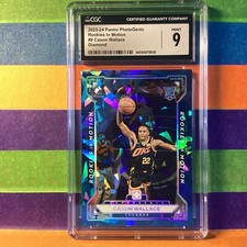 2023-24 PhotoGenic Cason Wallace #8 Rookies In Motion Blue Diamond/75 Mint 9 OKC