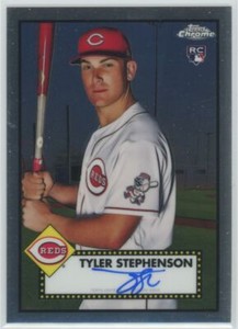 2021 Topps Chrome Platinum Anniversary Autographs Tyler Stephenson RC Auto Reds