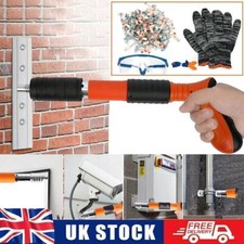 Manual Mini Steel Nail Gun Adjustable & Lightweight Wall Nailer w/ 100Pcs Nails