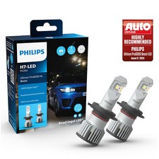 PHILIPS H7 LED Ultinon Pro6000 Boost 5800K bis zu +300% 12V 15W PX26d DUOBOX