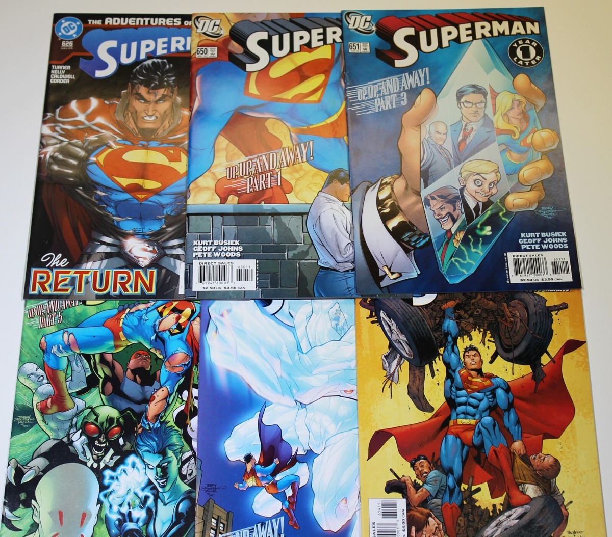 SUPERMAN 6 ISSUE SET #626, #650-#654 DC COMICS 2004 | eBay