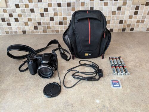 NIKON COOLPIX L120 DIGTAL CAM 14.1 MP W/NIKKOR 21X WIDE OPTICAL ZOOM LENS DRA2-1