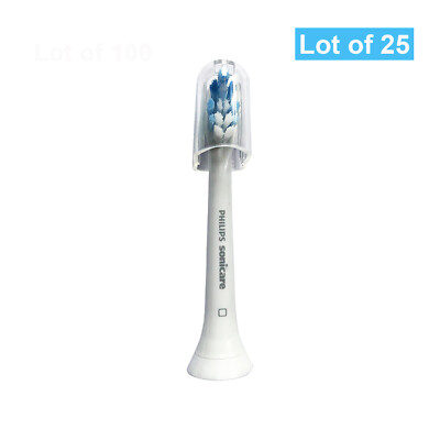 Lot of 25 | Genuine Philips Sonicare ProResults Gum Health Head White | w/o Box