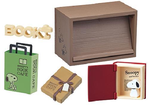 Re-Ment Miniature PEANUTS Snoopy's BOOK CAFE Complete Set